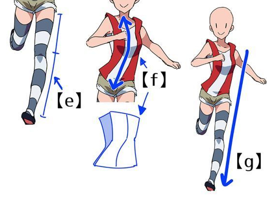 膝蓋是有角度的，所以基本上看不到腿肚子.jpg