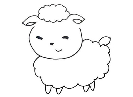 萌萌小綿羊簡(jiǎn)筆畫(huà) 綿羊簡(jiǎn)筆畫(huà)簡(jiǎn)單又漂亮