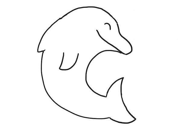 可愛(ài)鯨魚(yú)的簡(jiǎn)筆畫(huà)圖片大全